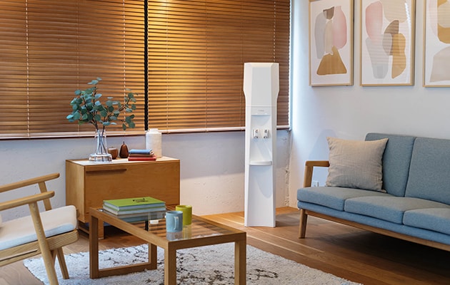 クリクラfit　クールホワイト　リビングへの設置イメージ